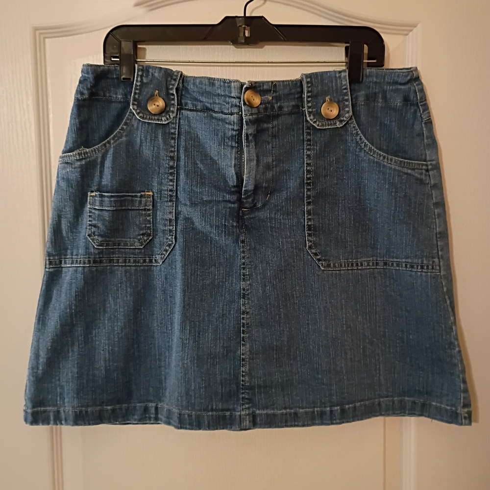 SKORT White Stag Blue Denim Mini SKORT
